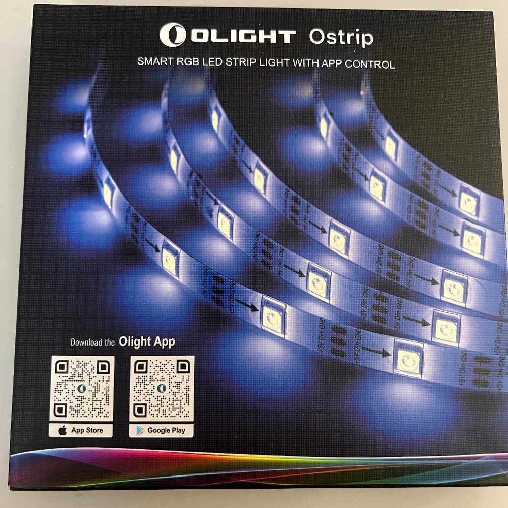 NEW Sealed Box LED Light Strip, 50 Color Zones RGBIC, 16.4ft Wi-Fi LED Strip